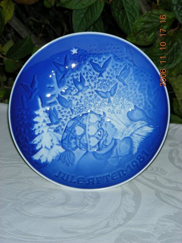 Bing & Grondahl Christmas plate  1981
