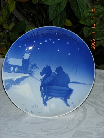 Bing & Grondahl Christmas plate from 1906