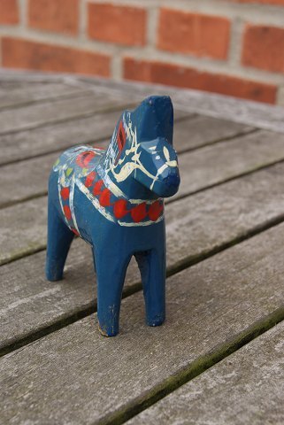Bestellnummer: 
v-Blå Dalarheste 10cm.SOLD