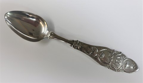 August Thomsen. Silber Weihnachtslöffel 1922. (830). Länge 18 cm