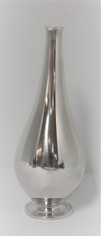 Nur Andersen. Silbervase Sterling (925). Modell 2595. Höhe 15 cm