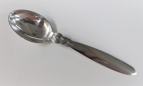 Georg Jensen. Sølvbestik (925). Kaktus. Teske. Længde 12,3 cm.