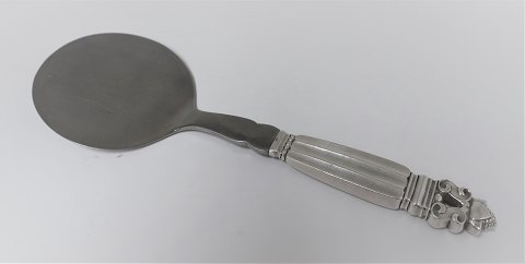 Georg Jensen. Silver (925). Akorn. Cake server with steel. Length 20,5 cm.