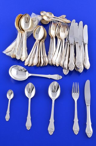 Madeleine silver plated cutlery for 12 persons