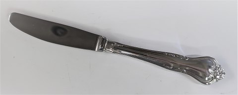 Riberhus. Sølvplet. Frokostkniv. Længde 19 cm.