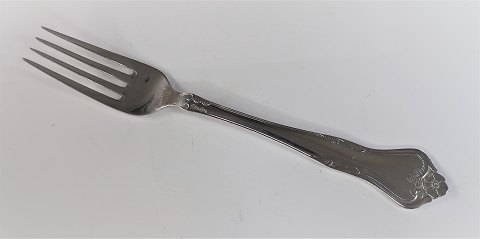 Riberhus. Silverplated. Dinner fork. Length 19,6 cm.