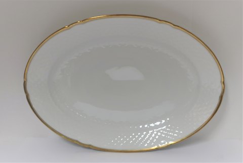 Bing & Grondahl. Hartmann. Oval serving plate. Model 16. Length 35 cm. Width 24 
cm. (1 quality)