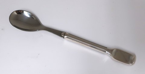 Old danish. Silber mit stahl (830). Eierlöffel. Länge 14 cm.