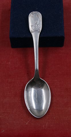 Däumelinchen Kinderlöffel aus dänisch Silber 15cm