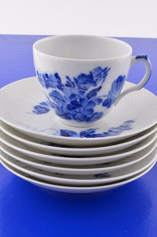 Royal Copenhagen Blaue Blume geschweift Kaffeetassen 1870