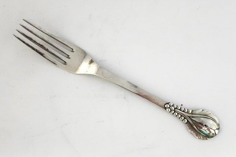 Evald Nielsen silver cutlery no. 3. Silver (925). Lunch fork. Length 17.4 cm.