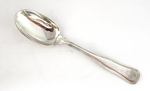 Cohr. Old danish. Silver plated. Dinner spoon. Length 19.2 cm