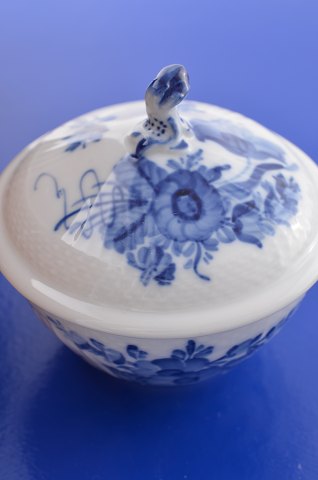 Royal Copenhagen Blaue Blume geschweift  Zuckerdose 1678