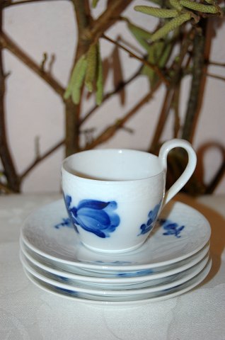 Royal Copenhagen Blaue Blume glatt Selten kleine Tassen Puppe 8192