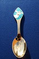 Michelsen/Georg Jensen X-mas spoon 2008 of gilt 
sterling silver