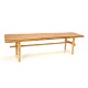 Danish design: Bench, teak and ash. Denmark circa 1970. H: 51cm. L: 180cm. W: 
51cm