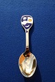 Michelsen/Georg Jensen Christmas spoon 2004 of gilt sterling silver