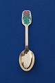 Michelsen Christmas spoon 1946 of gilt sterling silver