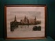 Etching by Leo Houlberg, Frederiksborg Castle at Hillerod