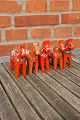 Red Dala horses from Sweden H 10cms
