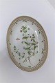 Royal Copenhagen. Flora Danica. Oval bowl. Model # 3506. Length 24 cm. (1 
quality). Anagallis arvensis L