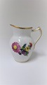Royal Copenhagen. Saxon flower. Small cream jug. Height 8 cm. Produced before 
1890. (1 quality)