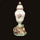 18th century lidded faience jar. Signed Marieberg, Sweden, circa 1765. H: 33cm