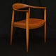 Hans J. Wegner, Denmark: "The Chair" in mahogany. PP 503. Produced by PP Møbler, 
Denmark