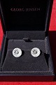 Marguerite pair of ear clips of Danish gilt 
Sterling Silber by Georg Jensen