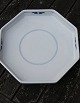 Gemina Danish porcelain, hexagonal dishes with edge 24cm