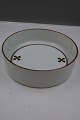 Brown Domino Danish porcelain, round bowl No 14903, Ö 21.5cm