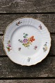 Fuld Saksisk Blomst Kongelig porcelæn, 
sidetallerkener 14cm