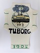 Aluminia. Tuborg Platte 1905. Höhe 23 cm.