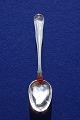 Old Danish solid silver flatware, dessert spoon 17cm from year 1889