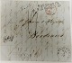 Letter sent from Elsinore 05.12.1843 via Hamburg to Bordeaux. Departure stamp 
with Helsingöer.