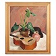 Aabenraa 
Antikvitetshandel 
præsenterer: 
Olaf Rude 
maleri. Olaf 
Rude, 
1886-1957, olie 
på lærred. 
Opstilling med 
...