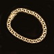Kräftiges 14kt Gold Armband von Bremer Jensen, Randers, Dänemark. L: 19,5cm. B: 
7mm. G: 20gr