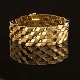 14kt Gold Armband mit fünf Reihen. L: 20cm. B: 2,2cm. G: 54gr