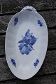 Blue Flower Angular Danish porcelain, pickle dishes with handle