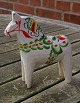 White Dala horses from Sweden H 13.5cms