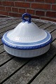 Fächer blau dänisch Geschirr, Ragoutschüssel mit Deckel oder Deckelplatte