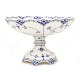 Royal Copenhagen blue fluted half lace cake stand. 1. quality. #634. H: 17cm. D: 
28cm