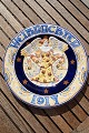 Aluminia faience Denmark, large relief  
Christmas plate 1917