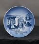 Royal Copenhagen Denmark 
Commemorative
plate from 1971, 250 years for Hans Egede and 
Gertrud Rask in Greenland 1721-1971