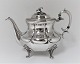 Russian silver teapot (84). Stamped AK. Produced 1852. Length 20 cm.