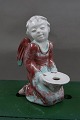 Michael Andersen pottery, Bornholm, Denmark. Angel 

for candles