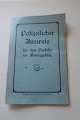 Für Samler:
Identifikations-Dokument
"Polizeilicher Ausweis für den Verkehr im 
Grenzgebiet"
Um 1800-tallet - Der Besitzer war am 28. December 
1859 geboren