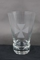 Danish freemason glasses beer glasses engraved 
with freemason symbols, on an edge-cutted foot