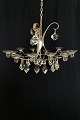 Danam Antik 
presents: 
Georg 
Jensen Sterling 
Silver 
Chandelier by 
Henning Koppel 
with Glass No 
1272