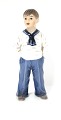 Dahl Jensen. Boy in sailor clothes. Model 1225. Height 21,5 cm. (2 quality)